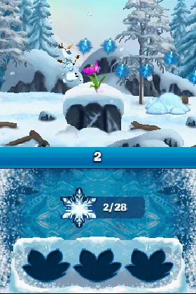 Disney Frozen - Olaf's Quest (Europe) (En,Fr,De,It,Nl) screen shot game playing